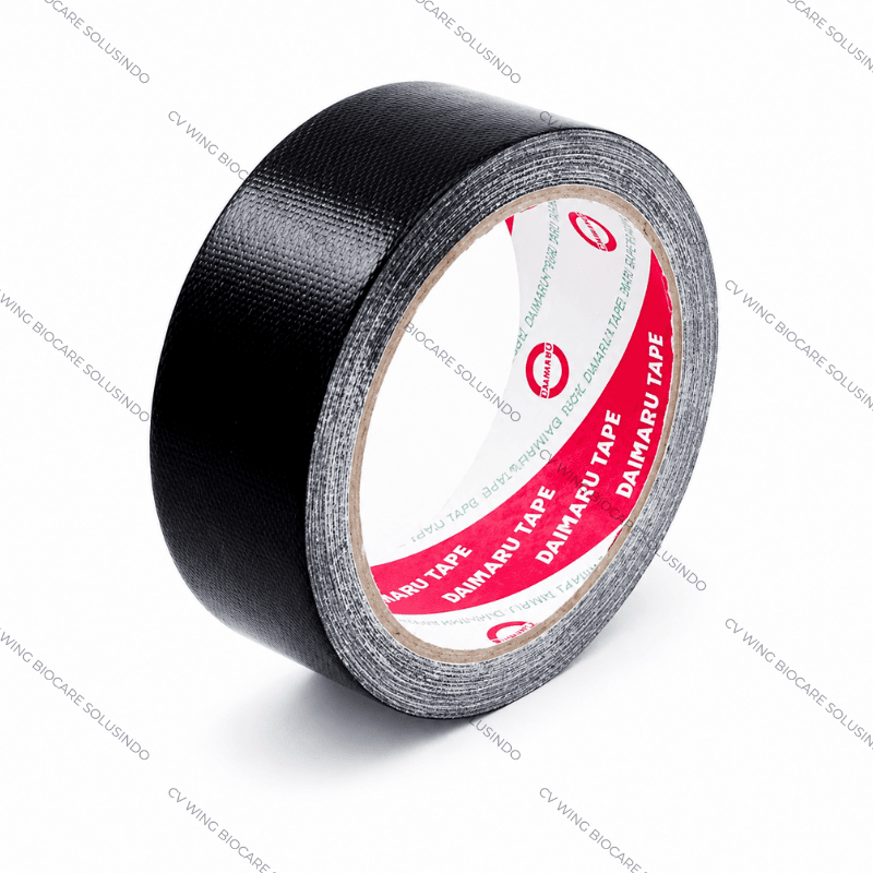 Foto produk Lakban Kain Hitam 1,5 Inch Daimaru