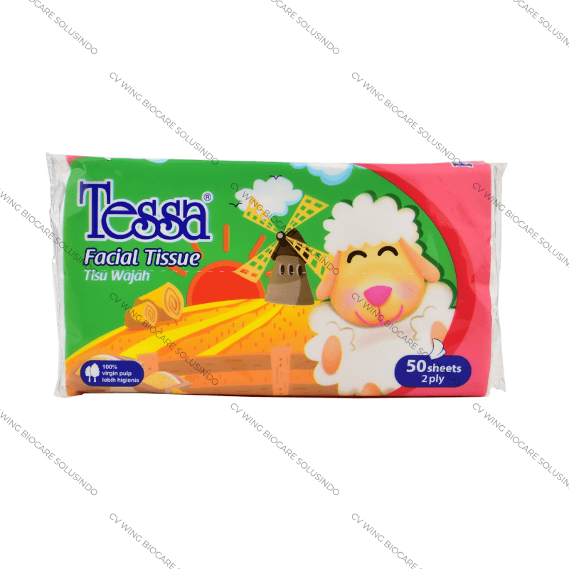 Foto produk Tessa Facial Travel Pack 50 Sheets 2 Ply