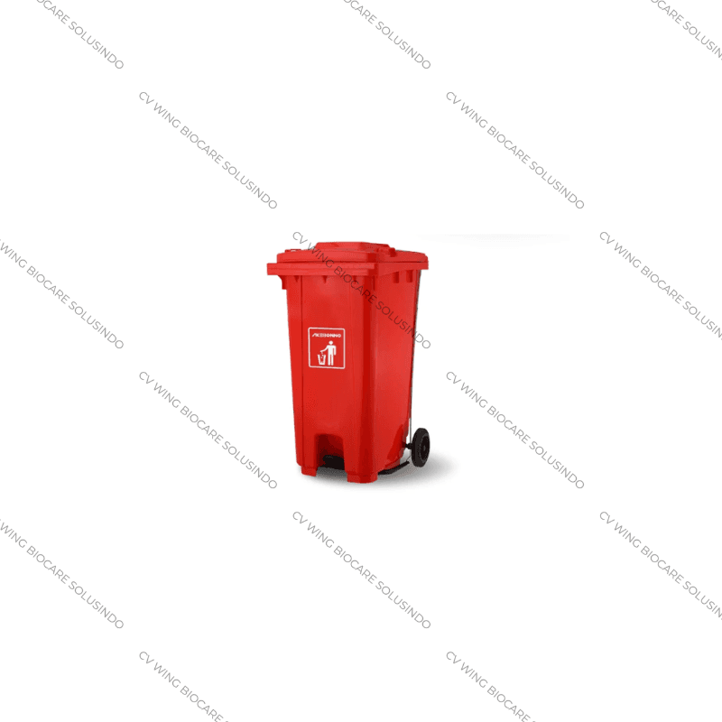 Foto produk Tempat Sampah Akebonno ADBRP-120 Roda & Pedal 120 L