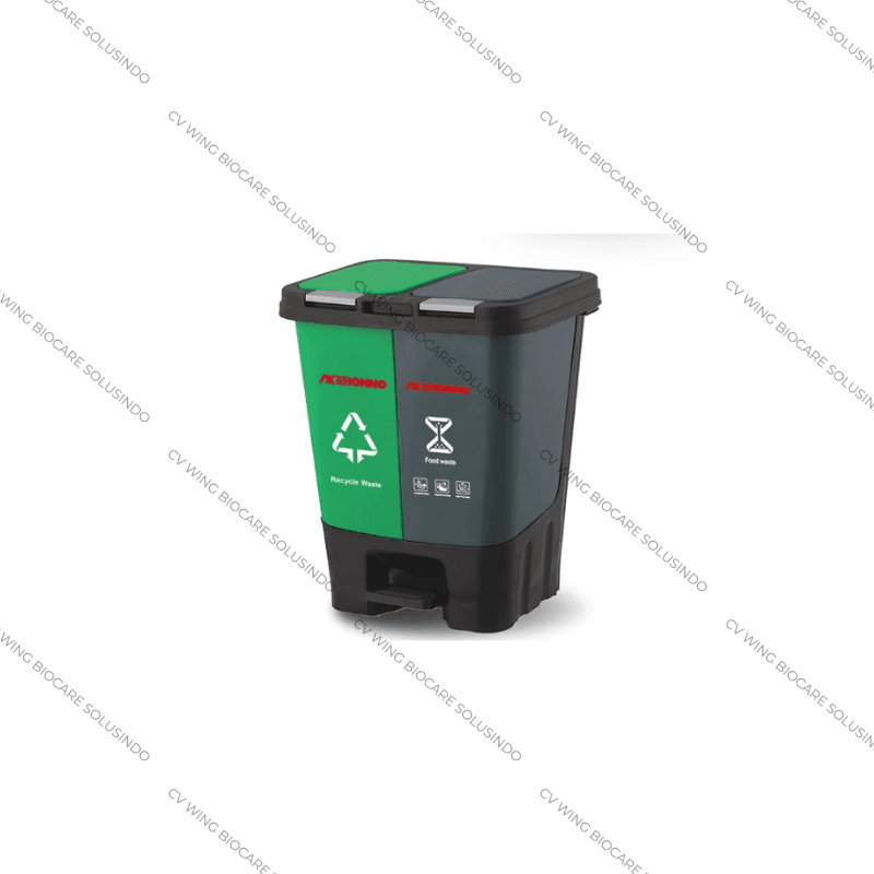 Foto produk Tempat Sampah Akebonno ADBP-20 2-in-1 Pedal 10 L x 2